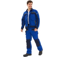 Костюм рабочий летний мужской Комус л31-КБР синий/васильковый, р.52-54, рост 170-176 1516863