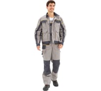 Костюм рабочий летний мужской Комус л31-КПК светло-серый/серый, р. 60-62, рост 182-188 1516880