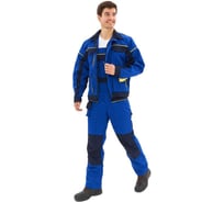 Костюм рабочий летний мужской Комус л31-КПК синий/васильковый, р.44-46, рост 182-188 1516855