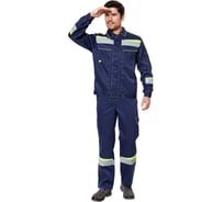 Костюм Эксперт Спецодежда Комфорт 2 т.синий/неоновый р. 44-46, рост 158-164 6446000140256