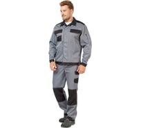 Костюм Эксперт Спецодежда Умелец 1 серый/черный р. 44-46, рост 158-164 6446000155038