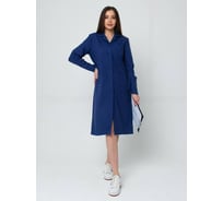 Халат рабочий ООО ГУП Бисер Бязь синий ГОСТ, размер 48-50, рост 170-176 4620202853820