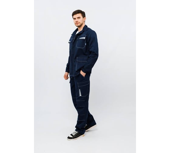 Куртка мужская удлиненная ООО ГУП Бисер хлопок Сotton Light размер 104-108, рост 170-176 4620202856128 1