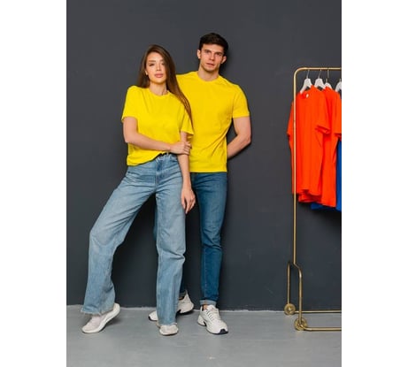 Футболка ООО ГУП Бисер желтая, размер XXXXL 4670132023909