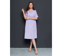 Халат ООО ГУП Бисер Классика-Лайт сиреневый, размер 68-70, рост 170-176 4660391420717