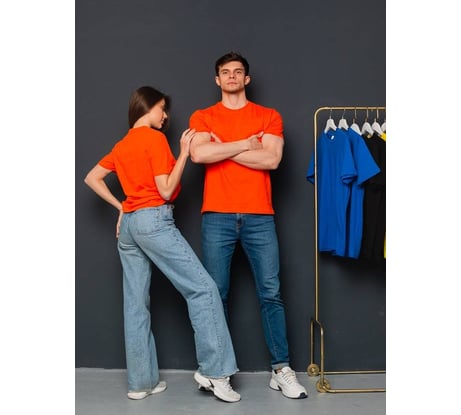 Футболка ООО ГУП Бисер оранжевая, размер S 4670132023022