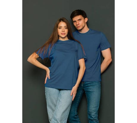 Футболка ООО ГУП Бисер темно-синяя, размер L 4670132023275