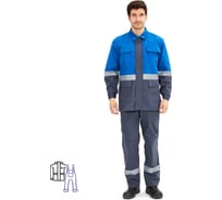 Комус Костюм рабочий летний муж л09 -КПК с СОП антистат сер/син (р.56-58) 182-188 1435773