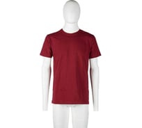 Футболка Комус 160 г, с коротким рукавом, бордовый, р. L 1788460