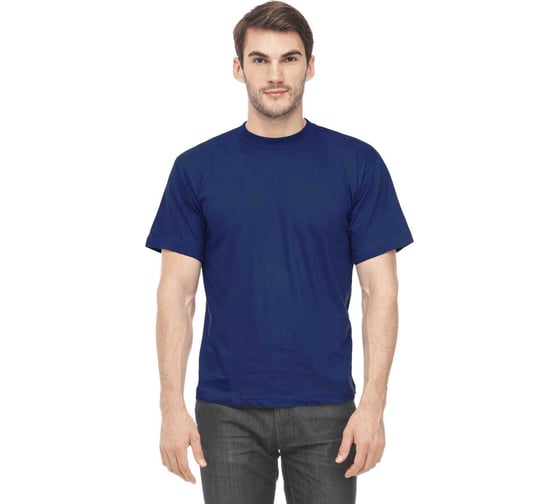 Футболка ГК Спецобъединение короткий рукав 160 г/м2, т/синяя (128 (7XL)), Бел 006.10/128 1