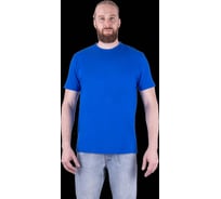 Футболка ГК Спецобъединение короткий рукав 160 г/м2, василек (116 (4XL)), Бел 006.03/116