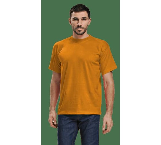Футболка ГК Спецобъединение короткий рукав 160 г/м2, оранжевая (120 (5XL)), Бел 006.08/120 1