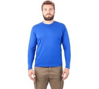 Футболка ГК Спецобъединение длинный рукав василек 160 г/м2 (136-140 (5XL)), Бел 053.03/136