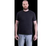 Футболка ГК Спецобъединение короткий рукав 160 г/м2, черная (128 (7XL)), Бел 006.11/128