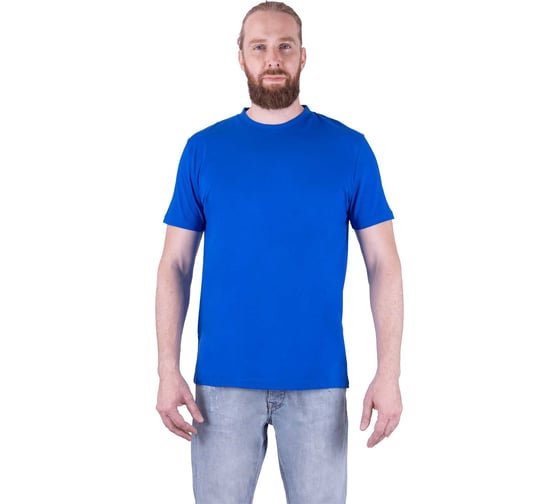 Футболка ГК Спецобъединение короткий рукав 160 г/м2, василек (112 (3XL)), Бел 006.03/112 1