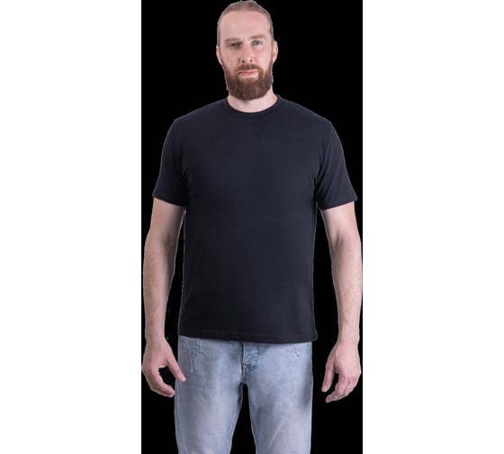 Футболка ГК Спецобъединение короткий рукав 160 г/м2, черная (112 (3XL)), Бел 006.11/112