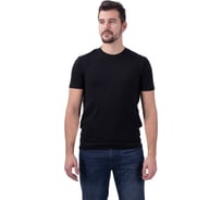 Футболка ГК Спецобъединение с лайкрой мужская черная (112 (3XL)), Бел 551.02/112