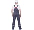 Мужской полукомбинезон Iform ХАЙ-ТЕК SAFETY от механических воздействий и ОПЗ, серый/красный/черный (112- Пком 1606/112/182 12