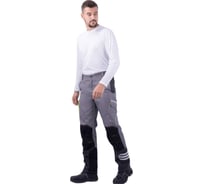 Мужские брюки Iform ЭДВАНС от механических воздействий и ОПЗ,серый/темно-серый/черный (112-116, 194-200), Брю 616/112/194