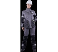 Женская куртка Iform ЭДВАНС от механических воздействий и ОПЗ, серый/темно-серый/черный (88-92, 170-176), Кур 689/88/170