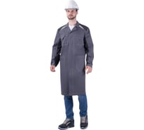 Мужской халат Iform ТУРБО SAFETY от механических воздействий и ОПЗ, серый/темно-серый (104-108, 182-188), Хал 556/104/182