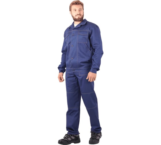 Мужской костюм ГК Спецобъединение МУРАВЕЙ от механических воздействий и ОПЗ (куртка, брюки), темно-синий (88-92, 170-17 Кос 006/88/170 1