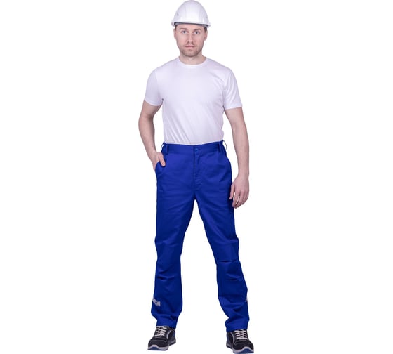 Мужские брюки ГК Спецобъединение СТРОНГ от механических воздействий и ОПЗ, цв.василек (104-108, 182-188), Брю 1606.1/104/182 1