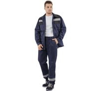 Мужской костюм ГК Спецобъединение АРТЕЛЬ от механических воздействий и ОПЗ (куртка, брюки), темно-синий/черный (96-100, Кос 570/96/182