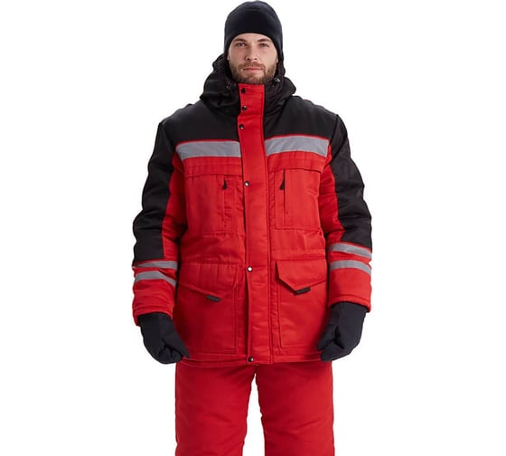 Костюм мужской летний с брюками URSUS "Волгарь" василек/черный КОС450-035/64-66, 182-188 1