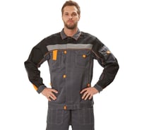 Костюм URSUS "РОЛЬФ" куртка/полукомбинезон, цвет серый/светло-серый, ткань Твил-210 КОС121-337/52-54, 170-176 35740296