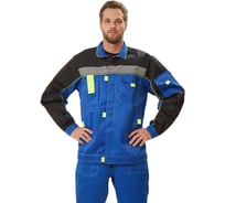 Костюм URSUS "РОЛЬФ" куртка/полукомбинезон, василек/черный/лимон КОС122-045/64-66, 182-188