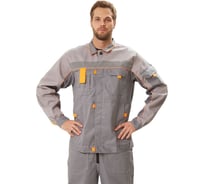 Костюм URSUS "РОЛЬФ" куртка/полукомбинезон, цвет серый/светло-серый, ткань Твил-210 КОС121-337/64-66, 182-188