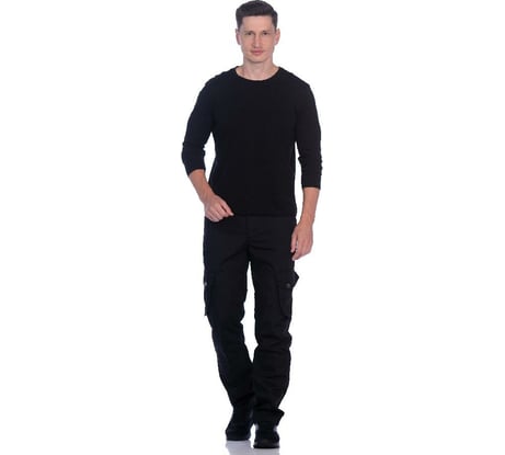 Летние брюки Блокпост MILITARY черный, р. 56, рост 182-188 Брю144