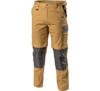 Брюки рабочие бежевые HOEGERT TECHNIK HOEGERT EDGAR 2XL (56) HT5K276-2-2XL
