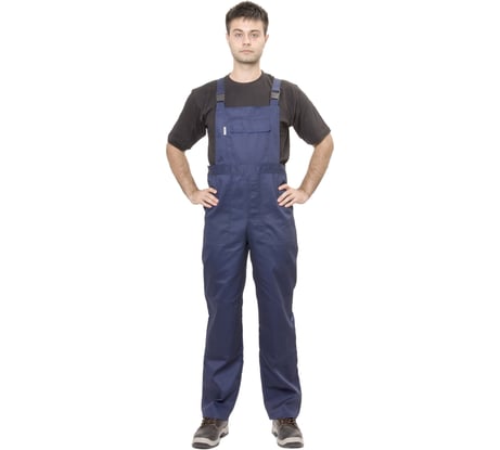 Рабочий полукомбинезон Блокпост синий, р. 52-54, рост 170-176 Пол125