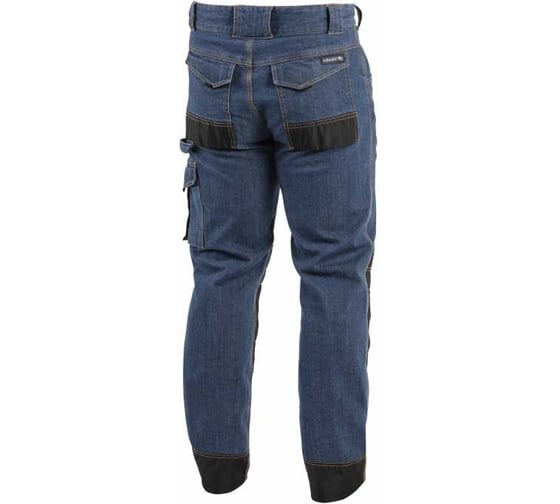 Брюки рабочие HOEGERT EMS джинсовые синие 2XL (56) HT5K355-1-2XL