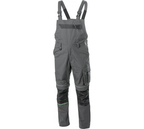 Полукомбинезон рабочий HOEGERT TECHNIK LEMBERG темно-серый XL (54) HT5K801-1-XL