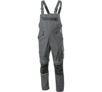 Полукомбинезон рабочий HOEGERT TECHNIK LEMBERG темно-серый L (52) HT5K801-1-L