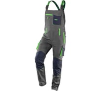 Рабочий полукомбинезон NEO Tools PREMIUM, серый, рипстоп, размер XL 81-247-XL