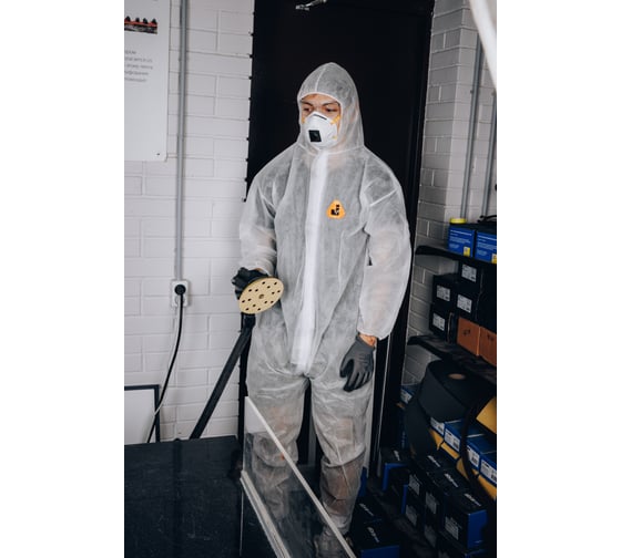 Защитный дыщащий комбинезон Jeta Safety Каспер плотн.40 г/м², разм.48-50/M JPC-100-M
