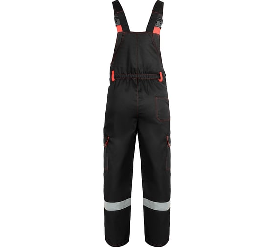 Костюм PROSAFE "ПЕЧОРА"(куртка с полукомбинезоном, черный/красный) 170-176 (48-50) 4660272907061