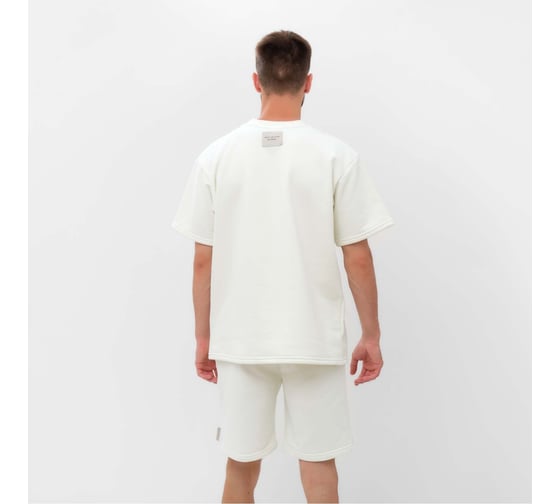 Футболка мужская MIST Men's casual размер 50, молочный 9670536