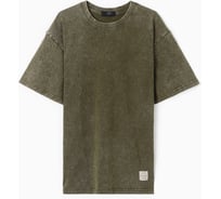 Футболка мужская MIST из вареного хлопка, цвет зеленый, размер M 10637294