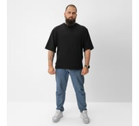 Футболка мужская MIST "Русский стиль" черный, размер 56 10664184