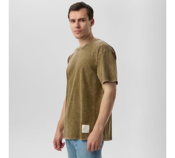 Футболка мужская MIST из вареного хлопка, цвет зеленый, размер XL 10637296