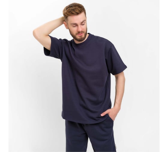 Футболка мужская MIST Men's casual размер 50, синий 9670516 1