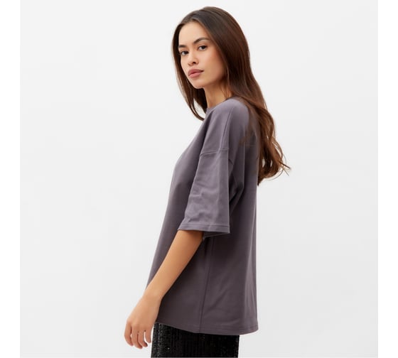 Футболка женская MIST Moscow размер L-XL, серый 9941271