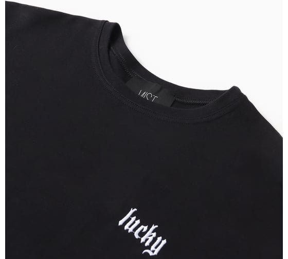 Футболка женская MIST Lucky размер S-M, черный 9941266