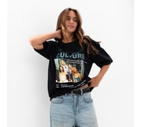 Футболка женская MIST Culture, размер 42, черный 10655848