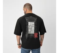 Футболка мужская MIST "Русский стиль" черный, размер 46 10664178